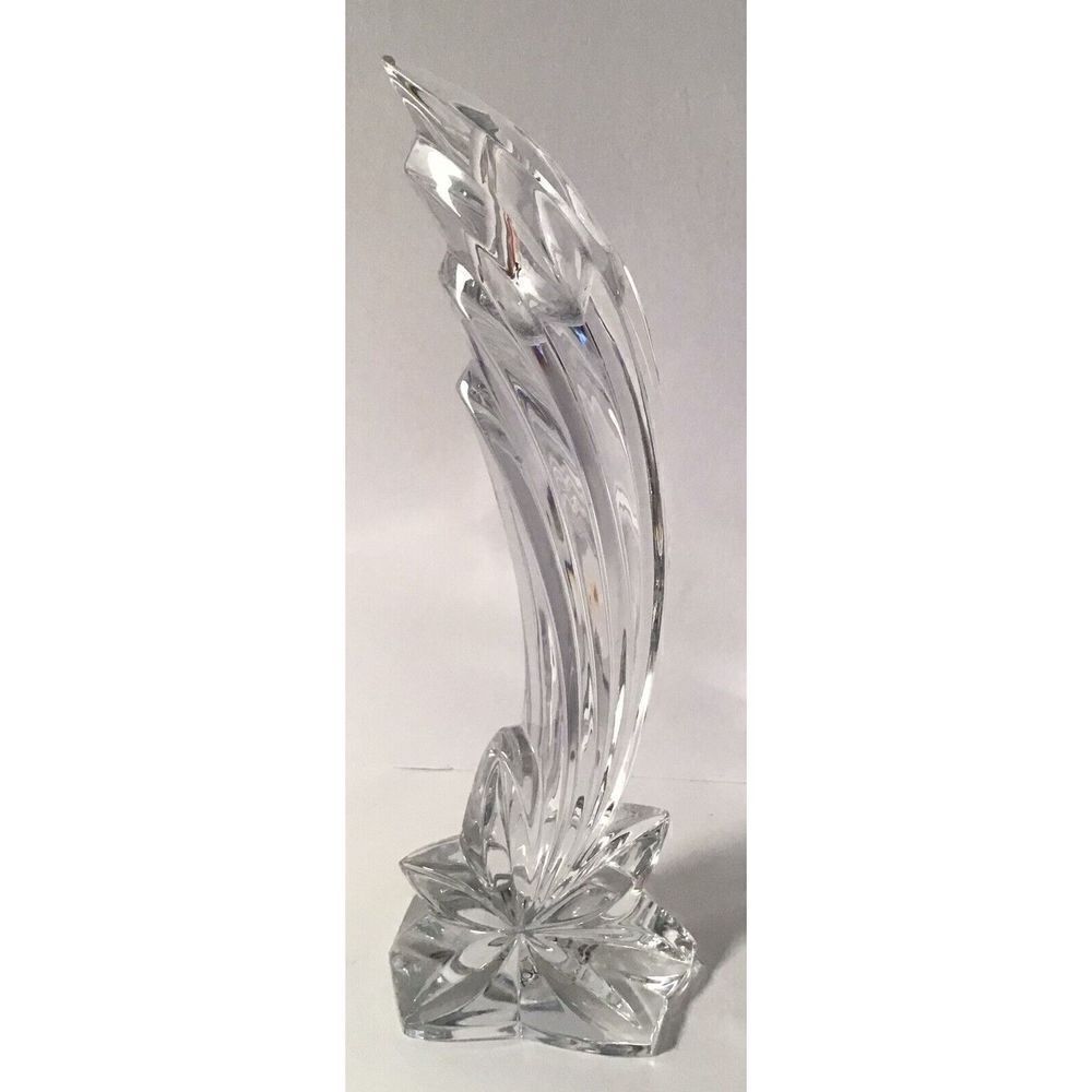 Vintage LENOX Crystal "Falling Star" Taper Candle Holder